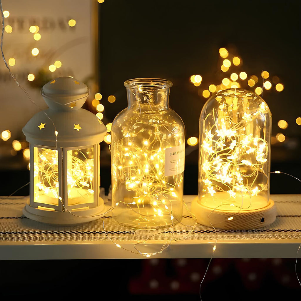 Solar Fairy Lights Outdoor String with Waterproof Copper Wire and Micro LED for Garden Yard Patio - Image 2