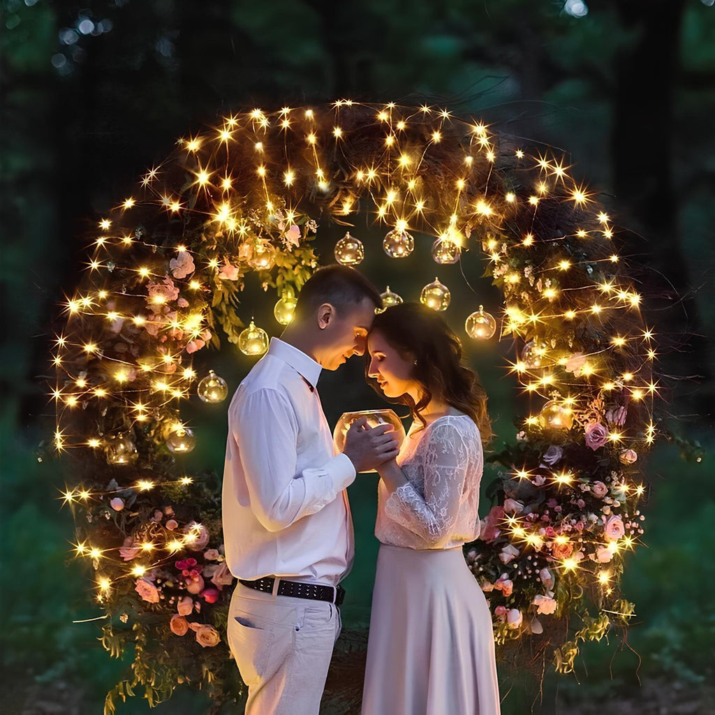 Solar Fairy Lights Outdoor String with Waterproof Copper Wire and Micro LED for Garden Yard Patio - Image 3