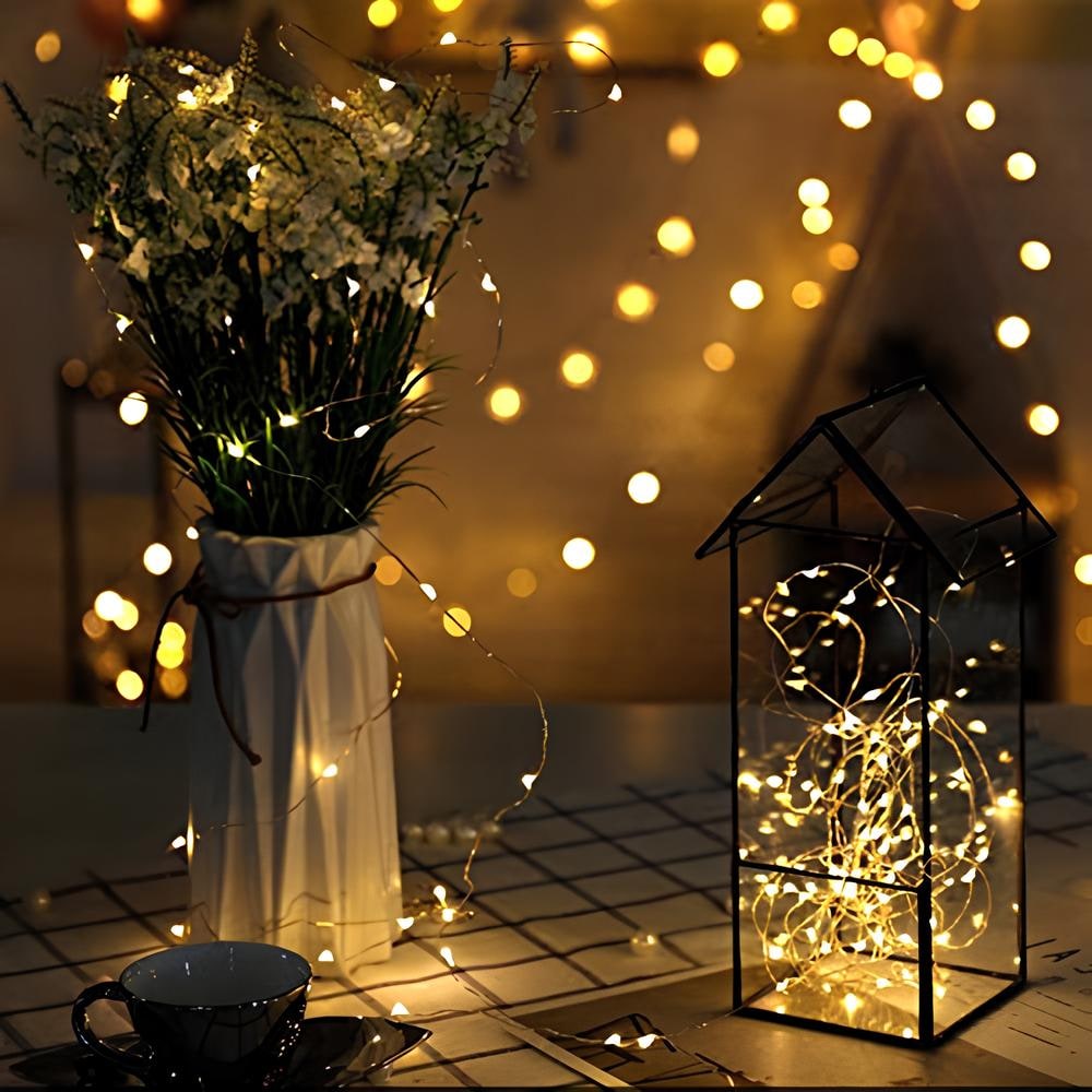 Solar Fairy Lights Outdoor String with Waterproof Copper Wire and Micro LED for Garden Yard Patio - Image 6