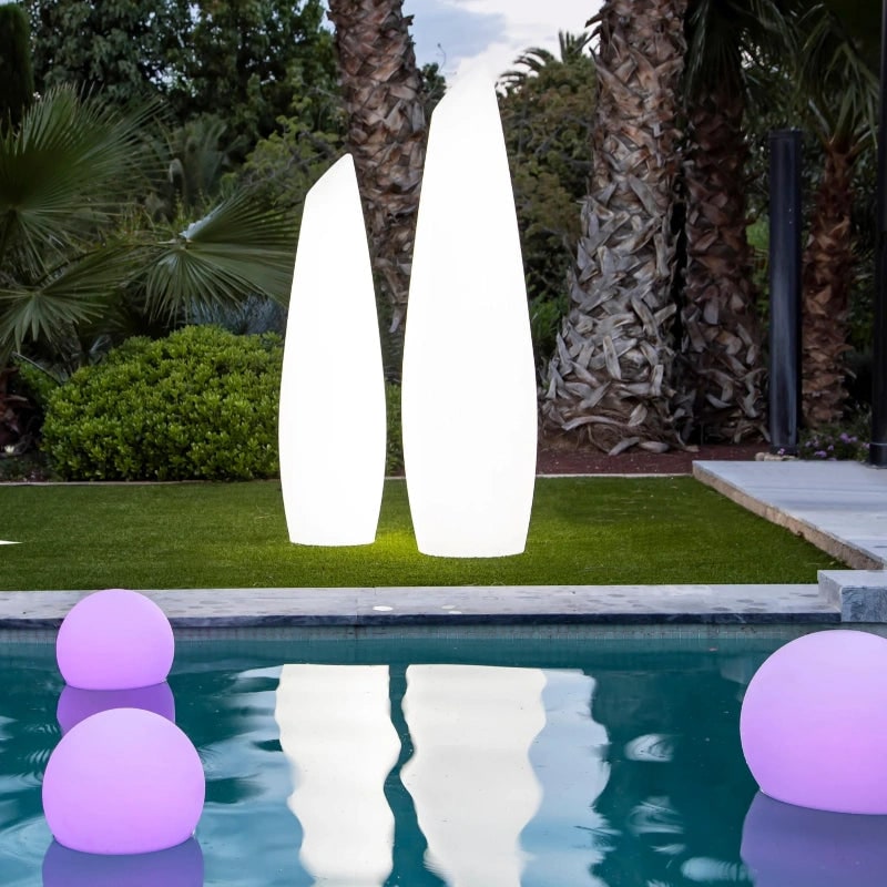 Solar Globe Lights Portable Outdoor LED Waterproof Cordless Garden - Image 21