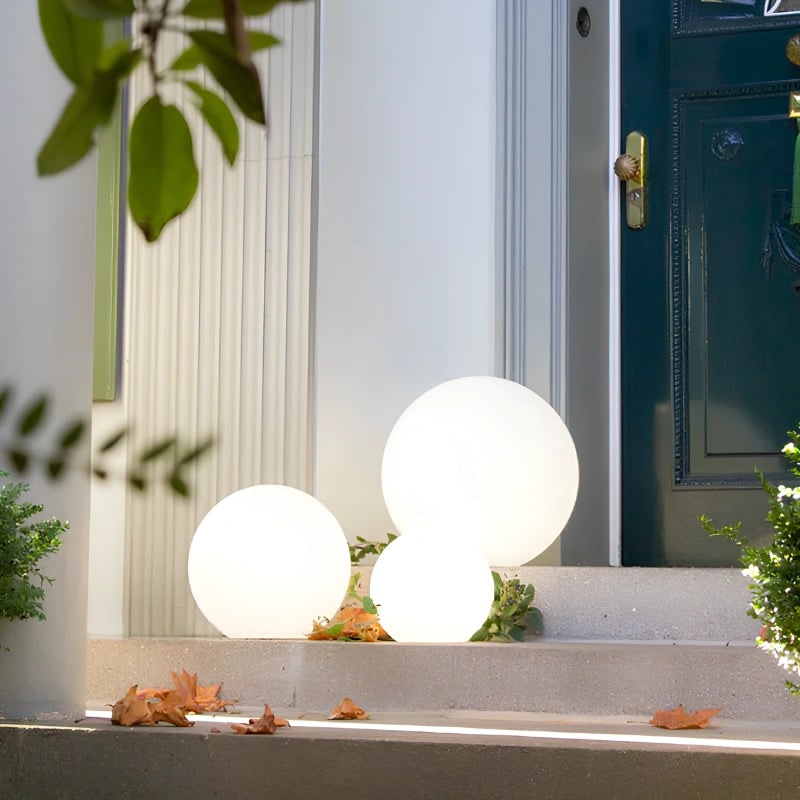 Solar Globe Lights Portable Outdoor LED Waterproof Cordless Garden - Image 6
