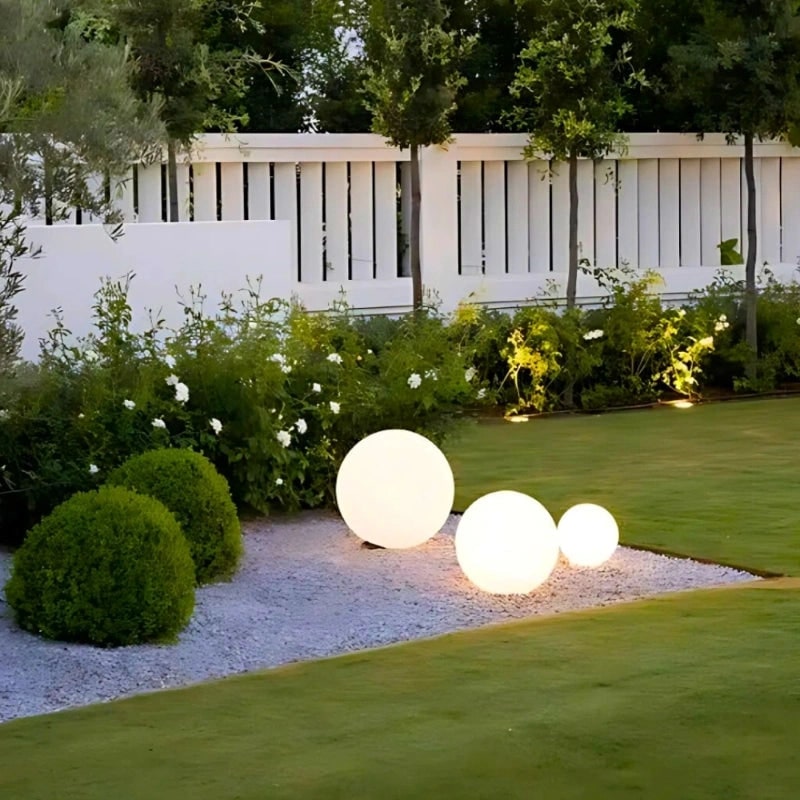 Solar Globe Lights Portable Outdoor LED Waterproof Cordless Garden - Image 7