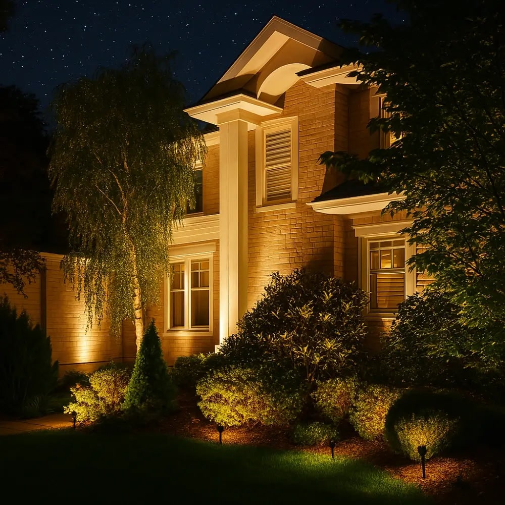 Solar Outdoor Spotlights Garden Lights Landscape Lighting Adjustable Ground Stake Waterproof LED - Image 6