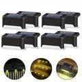 Solar Pathway Fence Deck Lights LED Warm White Waterproof Outdoor Step - Image 2