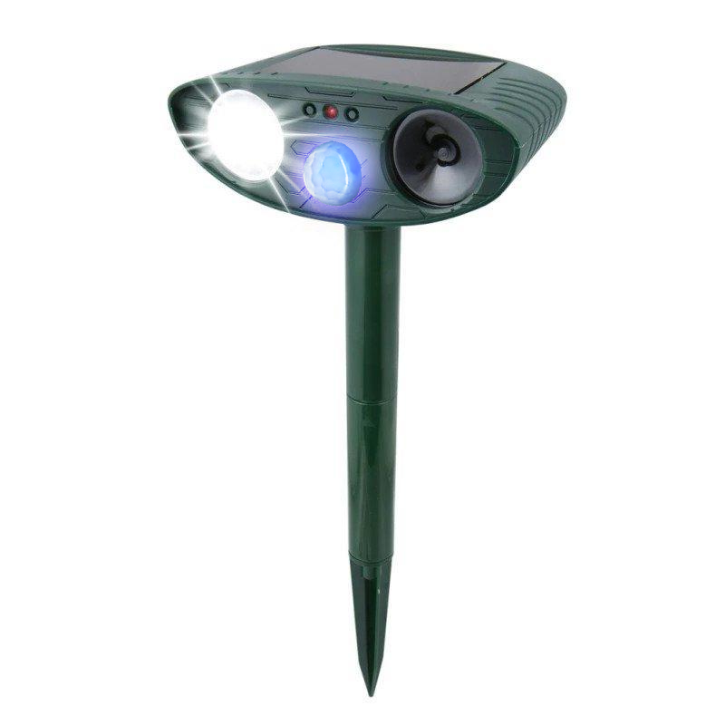 Solar Powered Ultrasonic Pest Repeller with Motion Sensor and Flashing LED Light - Image 14