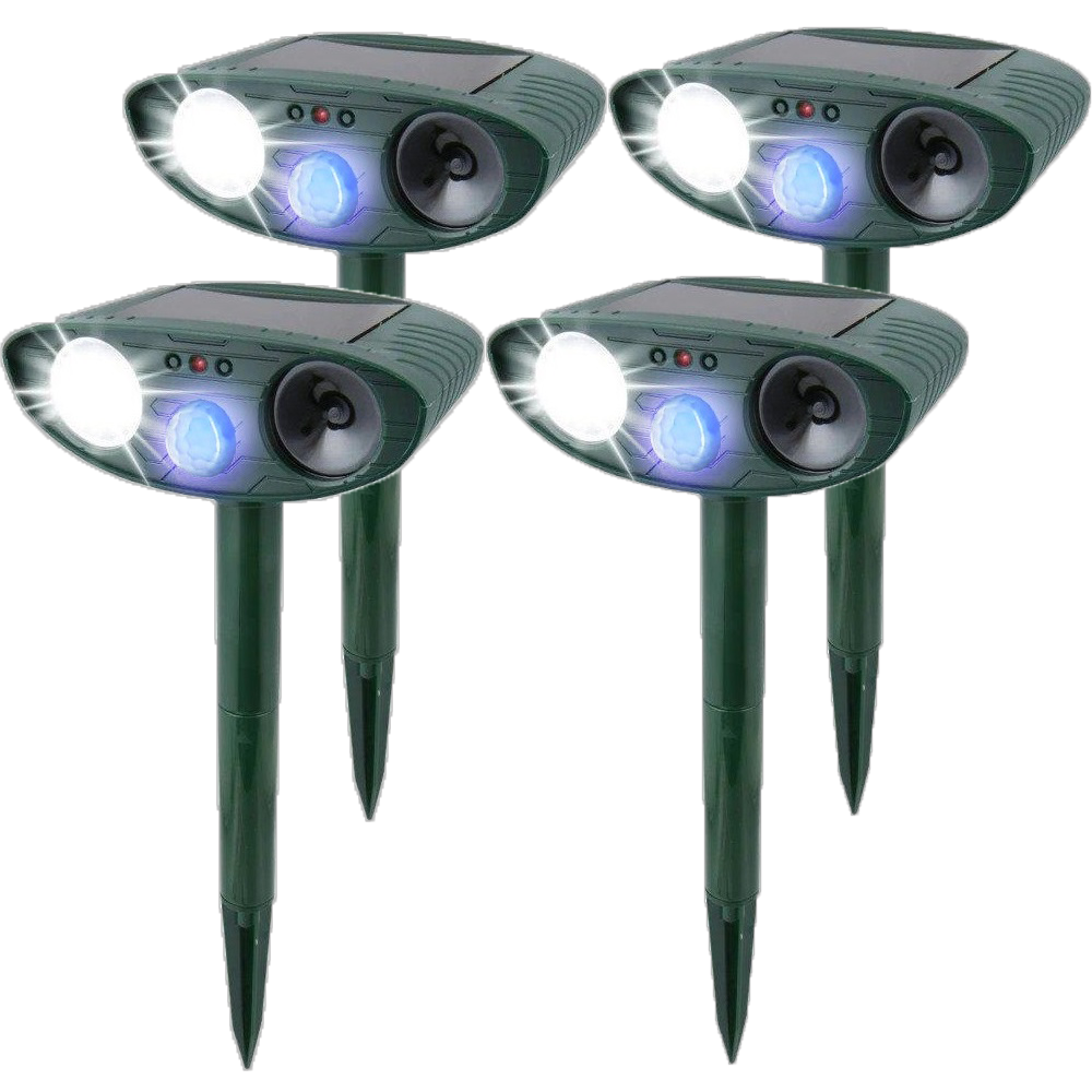 Solar Powered Ultrasonic Pest Repeller with Motion Sensor and Flashing LED Light - Image 20