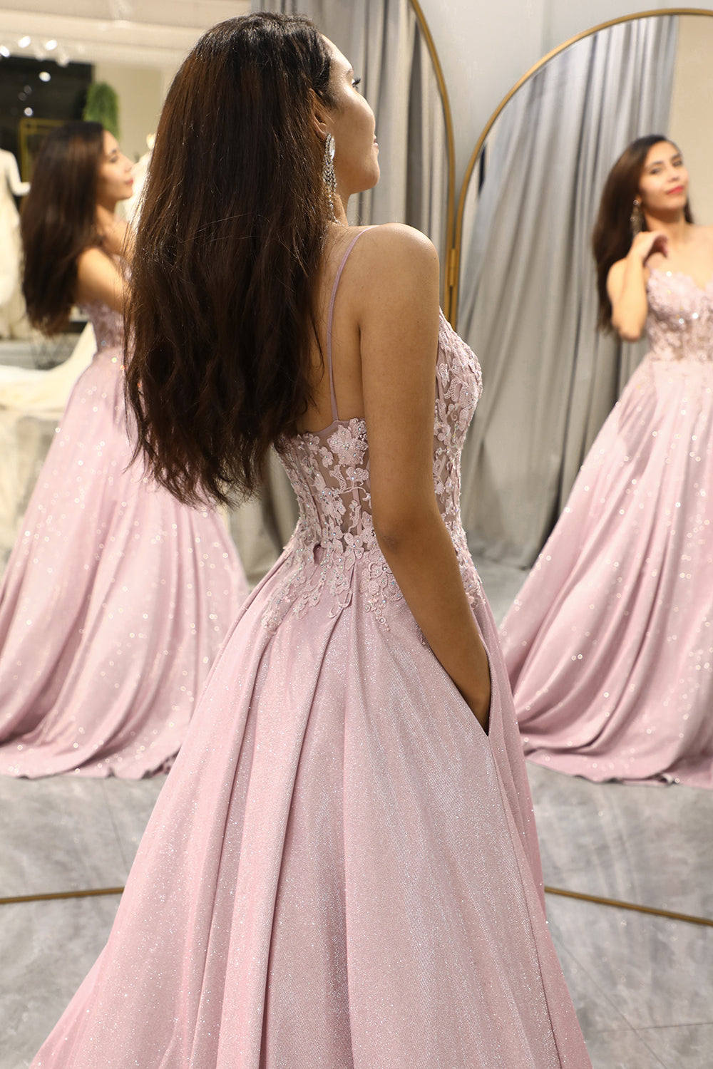 Jessica | Embellished Maxi Dress for Women - Perfect for Wedding Guests