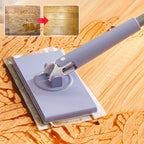 Wet Wipe Cleaning Mop – Hands-Free Mini Mop with 360° Rotation & 10 Disposable Wipes Included | Compact Home Cleaning Tool