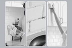 Wet Wipe Cleaning Mop – Hands-Free Mini Mop with 360° Rotation & 10 Disposable Wipes Included | Compact Home Cleaning Tool