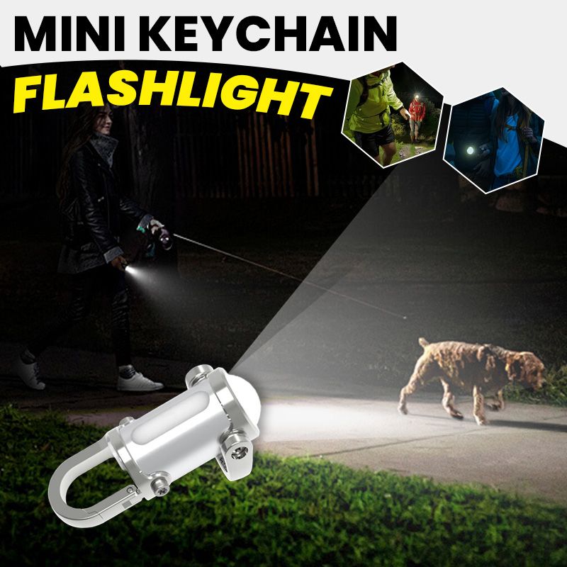 1200LM Ultra Bright Waterproof Mini Keychain Flashlight