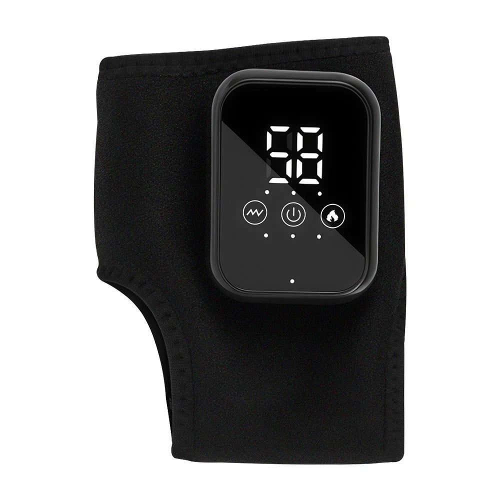 Sprained Ankle Elastic Bandage with Lace Up Brace and Heated Wrap Digital Massage Compression Sleeve - Image 10