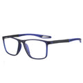 Spring Hinge Lightweight Rectangular Frame Reading Glasses Light Blocking Unisex - Image 11