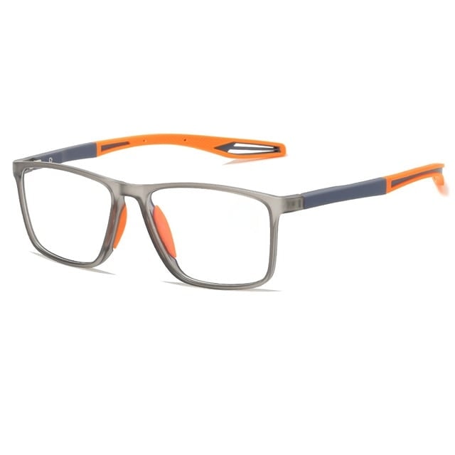 Spring Hinge Lightweight Rectangular Frame Reading Glasses Light Blocking Unisex - Image 9