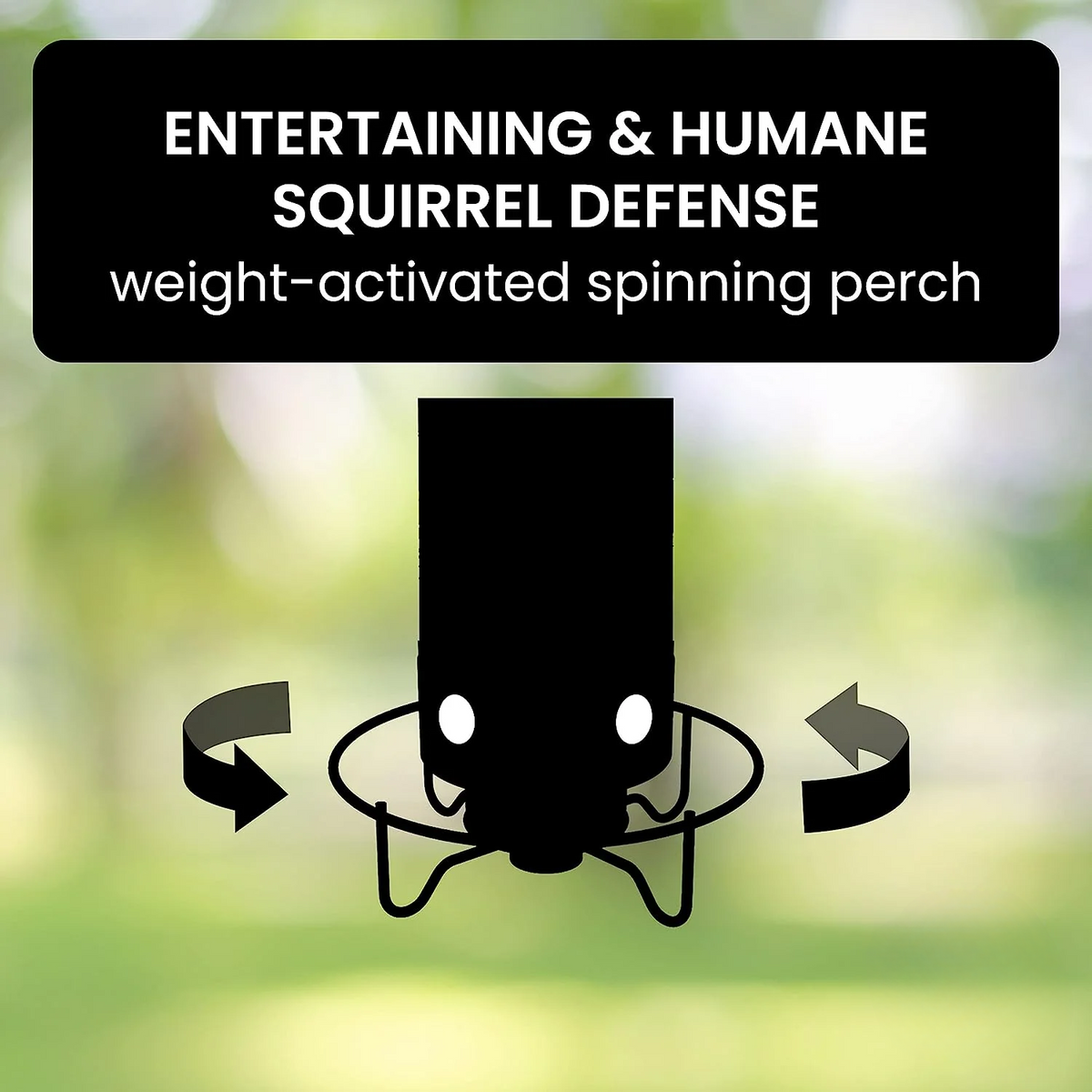 Squirrel Proof Bird Feeder with Weight-Activated Spinning Perch Tube - Image 4