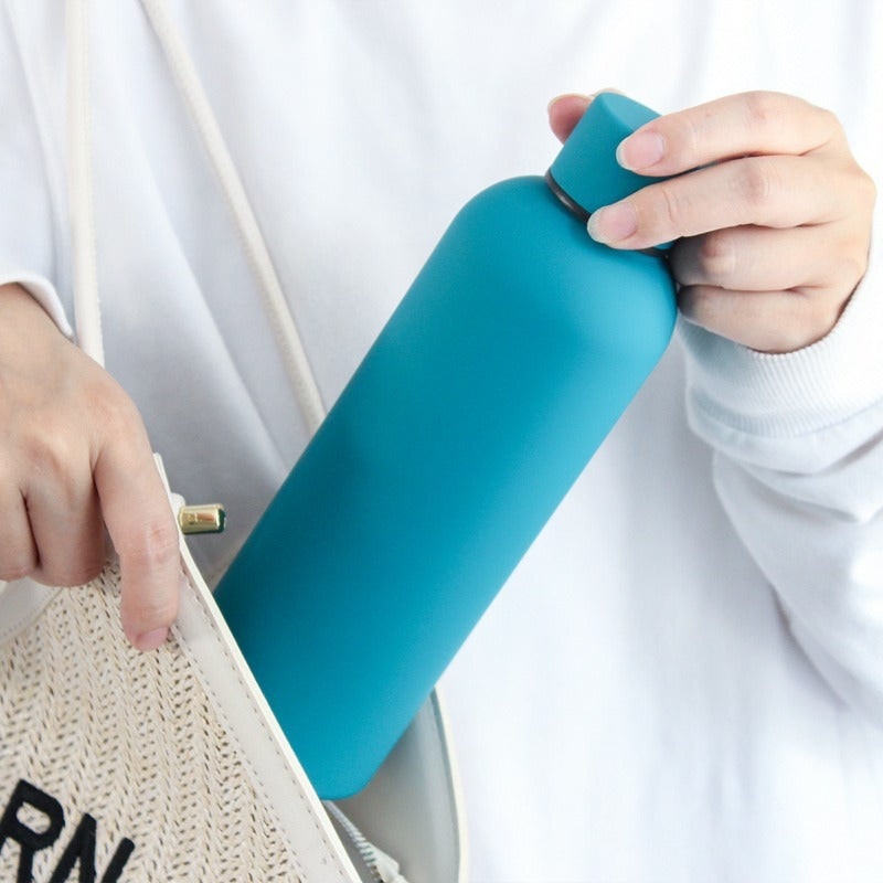 Stainless Steel Insulated Reusable Water Bottle Double Walled Matte Portable Non-slip - Image 3