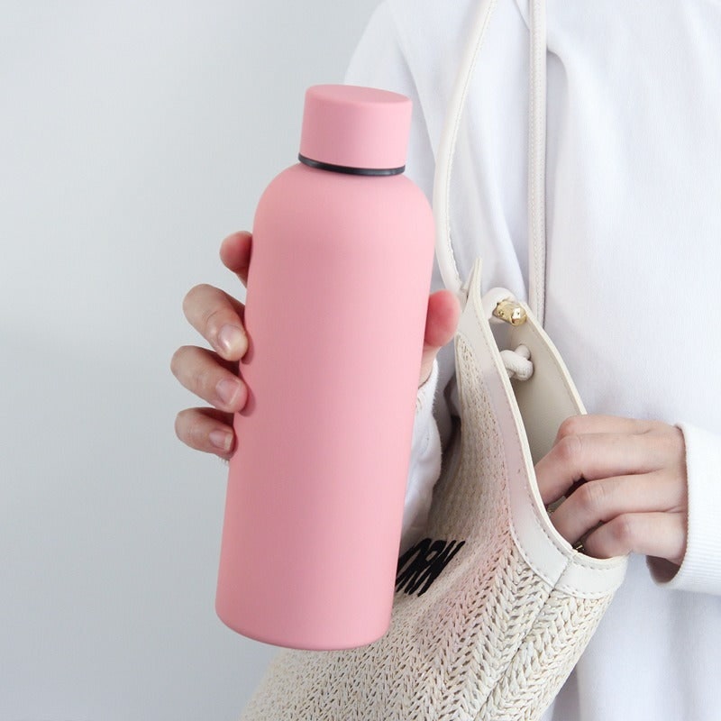 Stainless Steel Insulated Reusable Water Bottle Double Walled Matte Portable Non-slip - Image 4