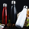 Stainless Steel Insulated Water Bottle Double Wall Leak Proof Portable Outdoor Thermal - Image 1