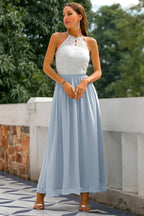 Madison | Halter Maxi Dress for Women - Perfect for Wedding Guests