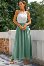 Madison | Halter Maxi Dress for Women - Perfect for Wedding Guests