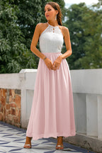 Madison | Halter Maxi Dress for Women - Perfect for Wedding Guests