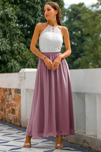 Madison | Halter Maxi Dress for Women - Perfect for Wedding Guests