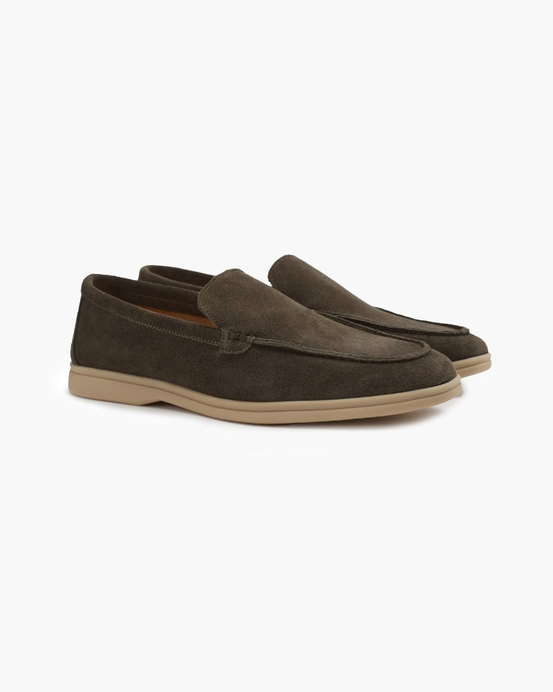 Luxury Suede Loafers with Classic Elegance