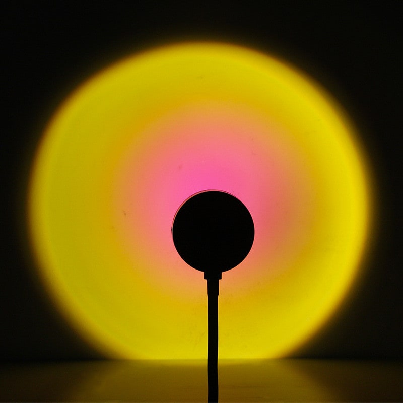 Sunset Lamp LED Projector Light with Adjustable Neck and Night Projection Ocean Wave - Image 11