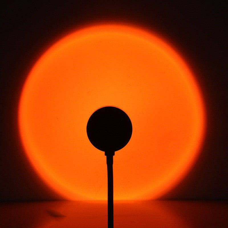 Sunset Lamp LED Projector Light with Adjustable Neck and Night Projection Ocean Wave - Image 22