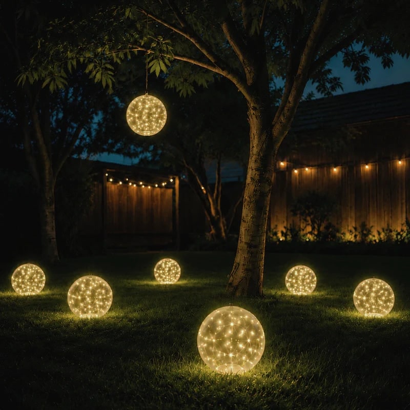 Swimming Pool Lights LED Floating Solar Inflatable Sphere - Image 5