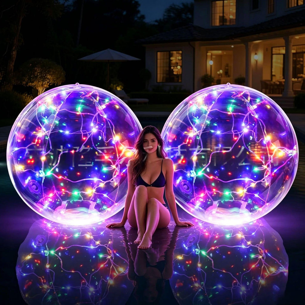 Swimming Pool Lights LED Floating Solar Inflatable Sphere - Image 6