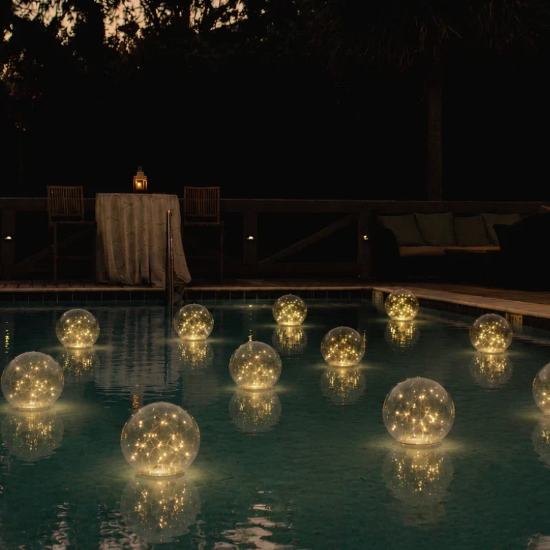 Swimming Pool Lights LED Floating Solar Inflatable Sphere - Image 8