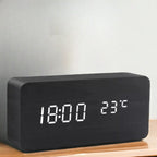 LED Alarm Clock with Voice Control – Modern Display for a Clean, Minimalist Interior