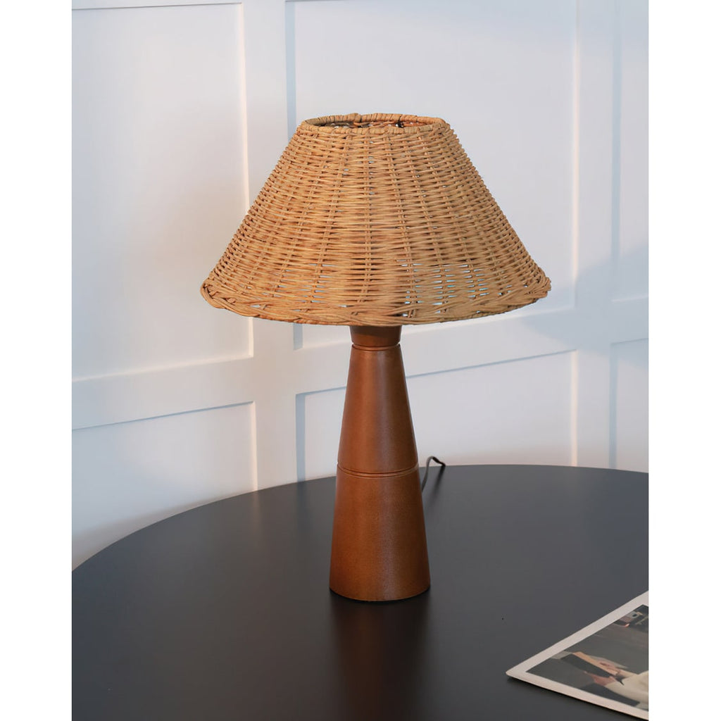 Table Lamp Bedside Lamp Living Room Lamp Wood Base LED Wood Base Lamp - Image 16