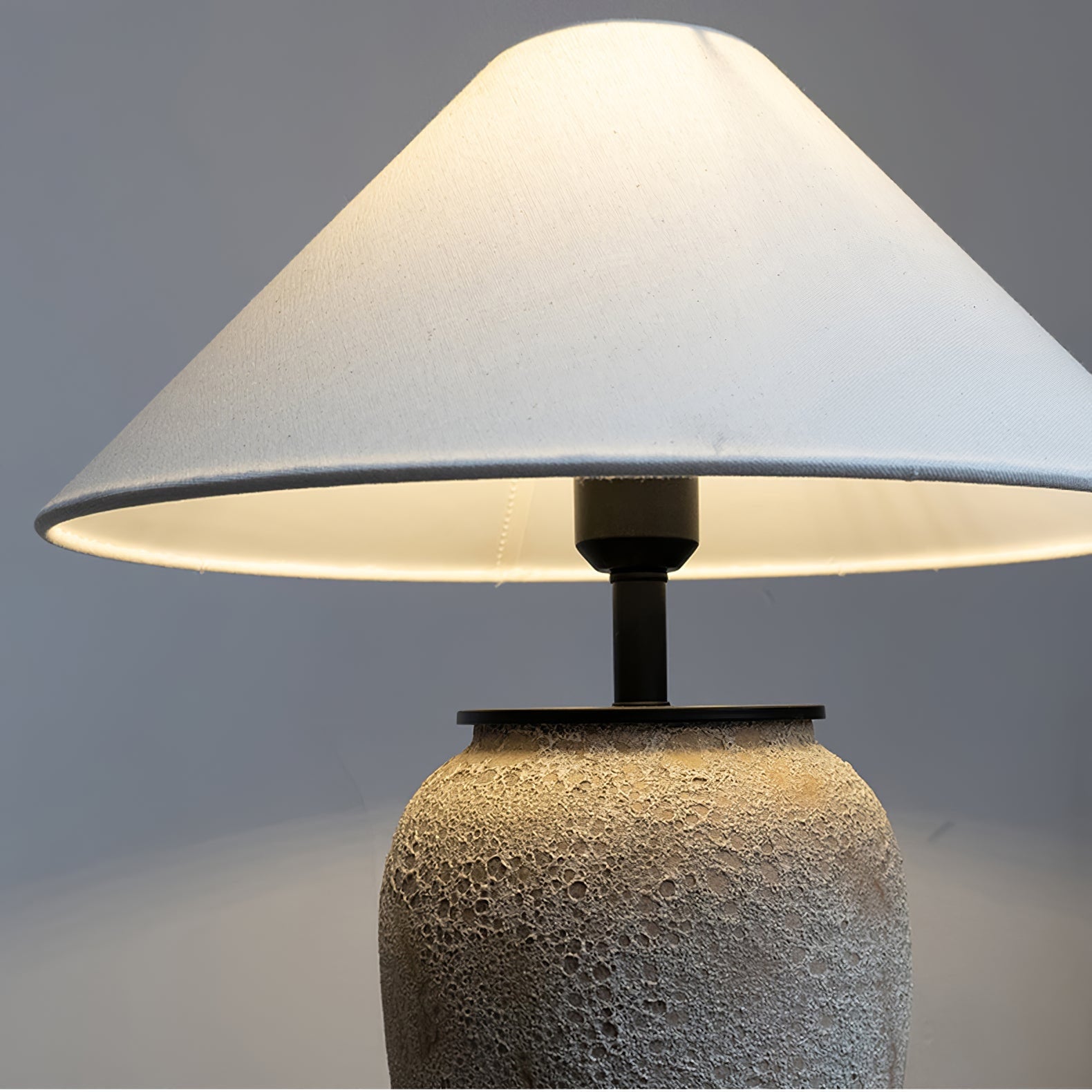 Table Lamp Ceramic Bedside Lamp Living Room Lamp Push Button Switch - Image 7