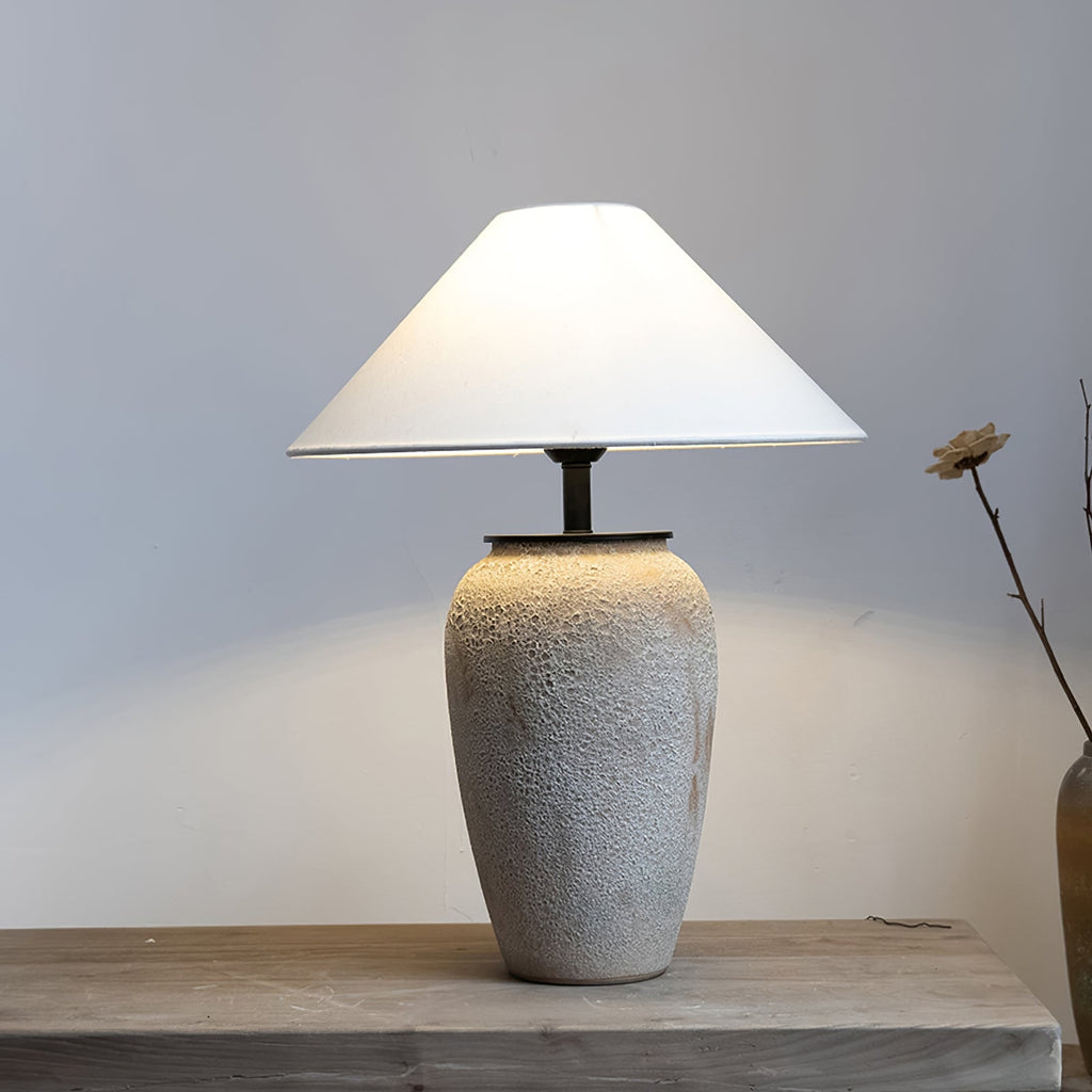 Table Lamp Ceramic Bedside Lamp Living Room Lamp Push Button Switch - Image 8
