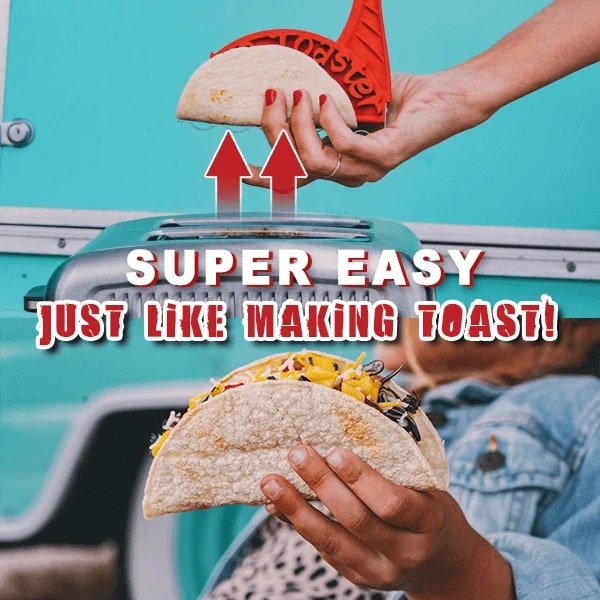 Taco Toaster Shell Maker Insert for Standard Slots with Heat Resistant Grip - Image 5
