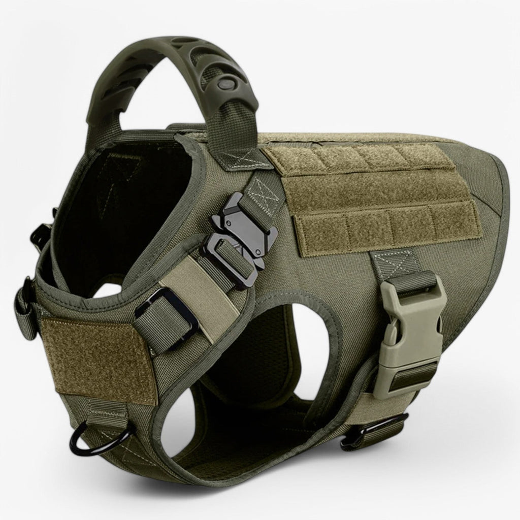 Tactical Dog Harness No Pull Non Vest with Molded Handle and Quick Release Buckle - Image 14