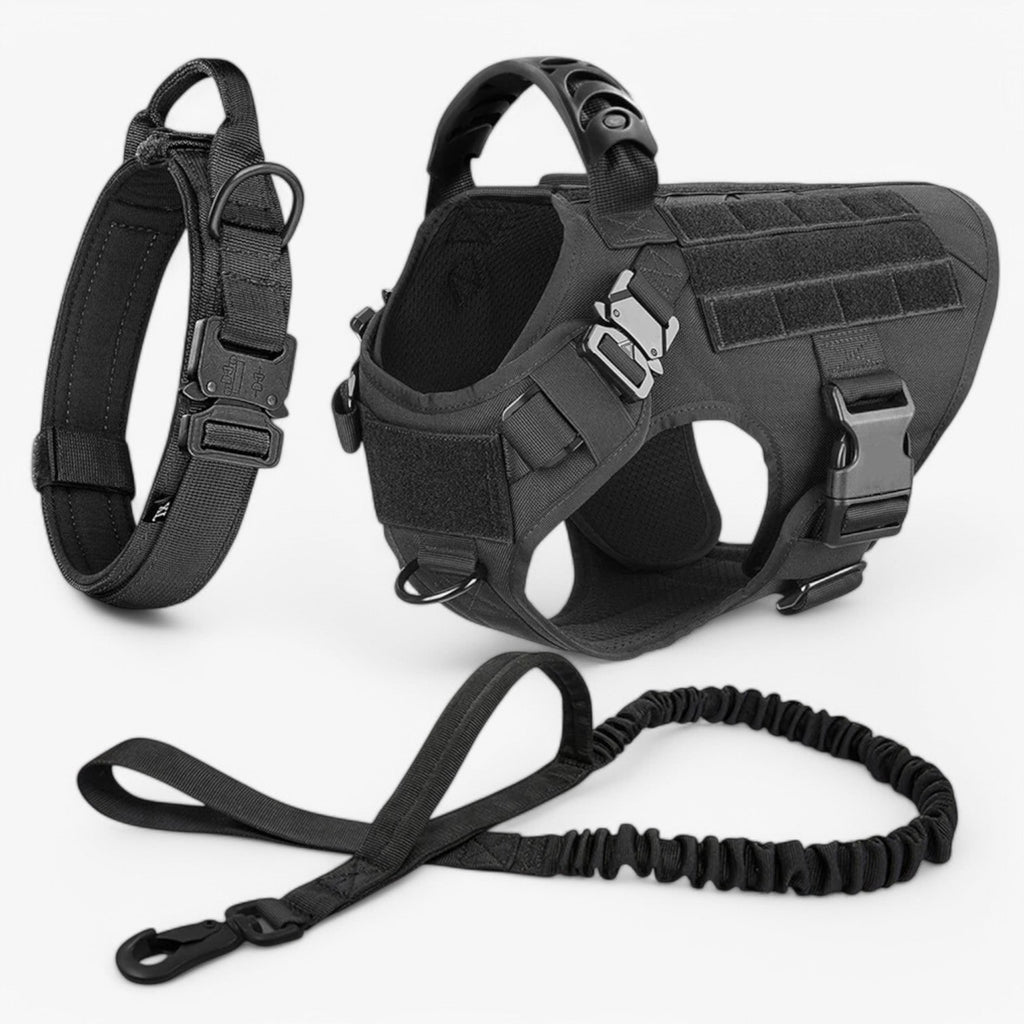 Tactical Dog Harness No Pull Non Vest with Molded Handle and Quick Release Buckle - Image 4