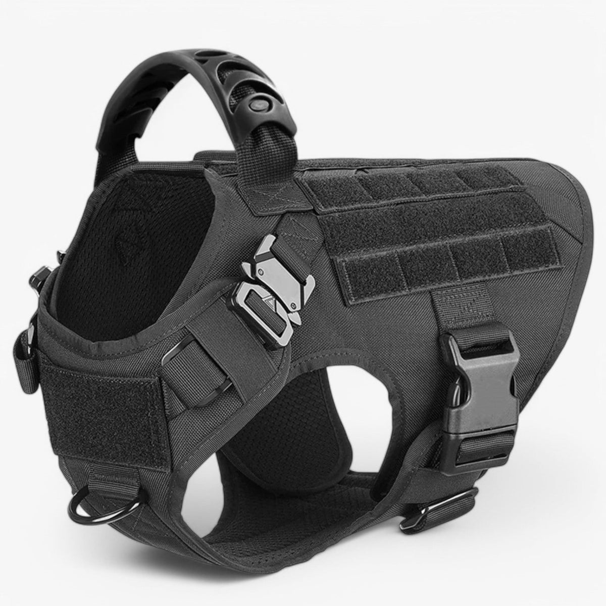Tactical Dog Harness No Pull Non Vest with Molded Handle and Quick Release Buckle - Image 9