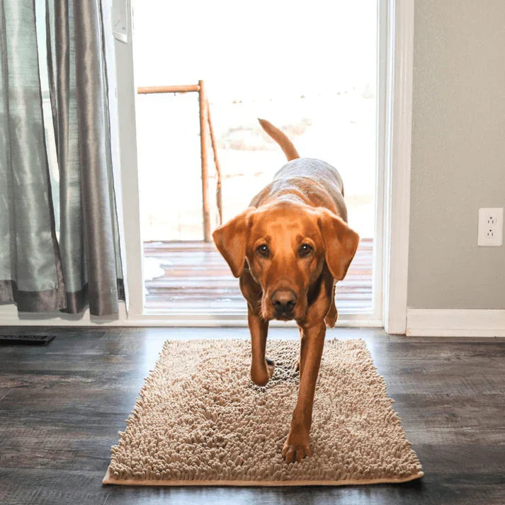 Ultra-Absorbent Dog Mat for Wet Paws – Fast-Drying Floor Protector for Entrances, Crates and Pet Areas