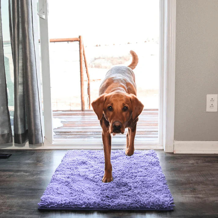Ultra-Absorbent Dog Mat for Wet Paws – Fast-Drying Floor Protector for Entrances, Crates and Pet Areas