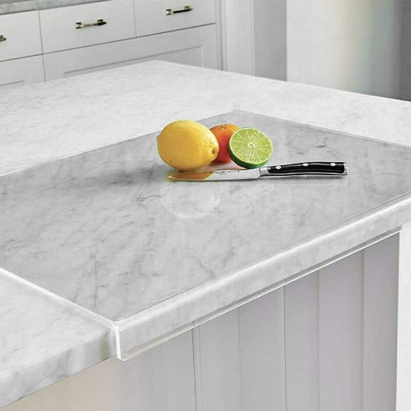 Tempered Glass Chopping Board with Non-Slip Surface for Kitchen Food Preparation - Image 1