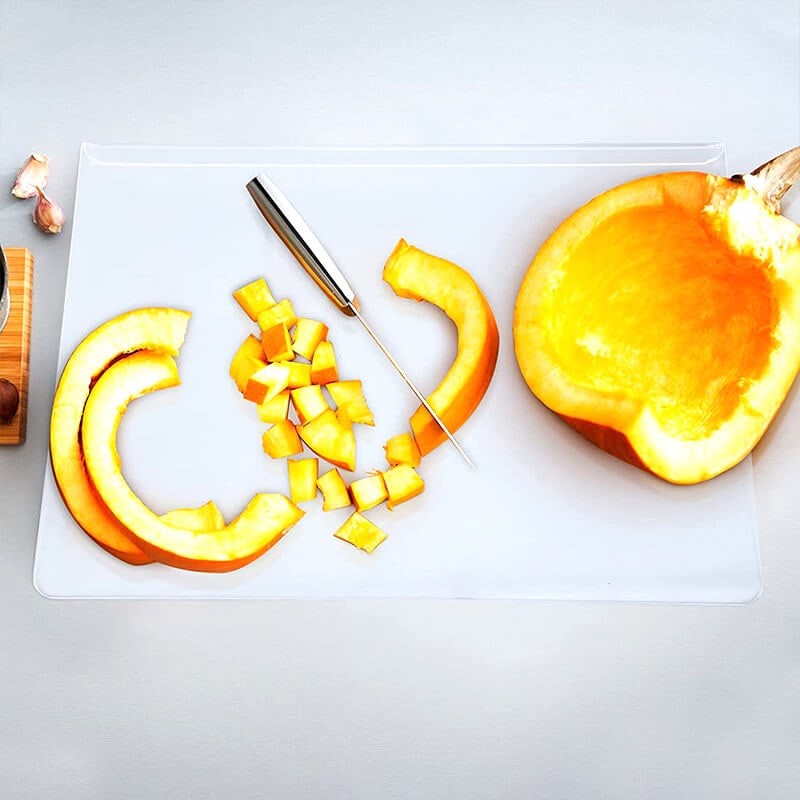 Tempered Glass Chopping Board with Non-Slip Surface for Kitchen Food Preparation - Image 2