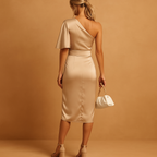 Elena Maroux. – Women’s Timeless Slim-Fit Dress with Elegant Minimalist Design