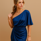 Elena Maroux. – Women’s Timeless Slim-Fit Dress with Elegant Minimalist Design