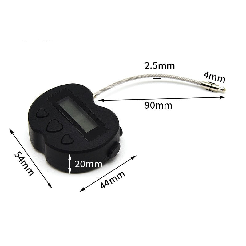 Timer Lock Padlock with Flexible Steel Cable and Digital Countdown Display Safe With Time Delay - Image 1