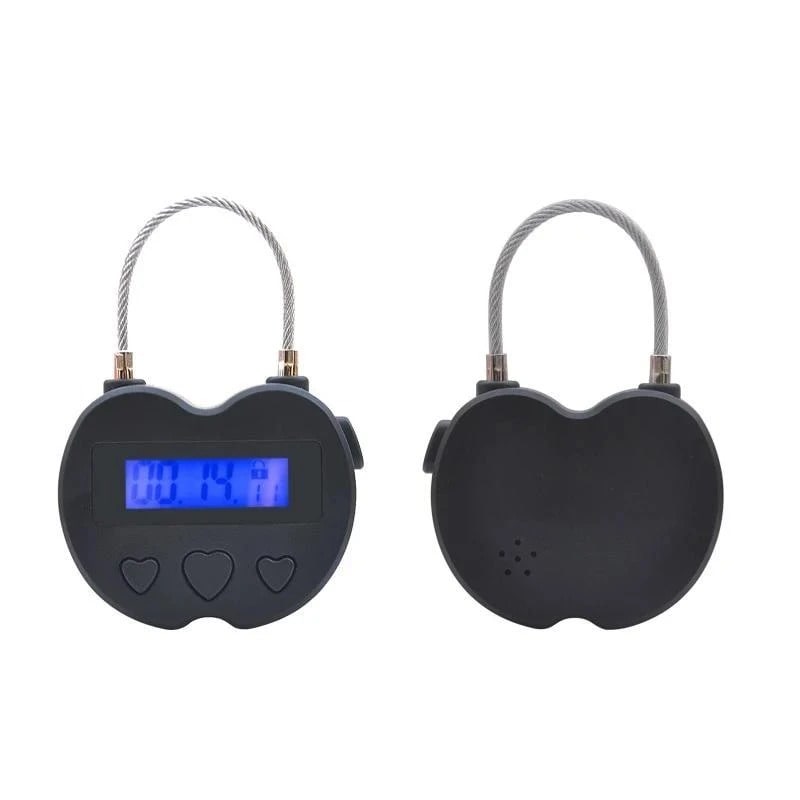 Timer Lock Padlock with Flexible Steel Cable and Digital Countdown Display Safe With Time Delay - Image 2