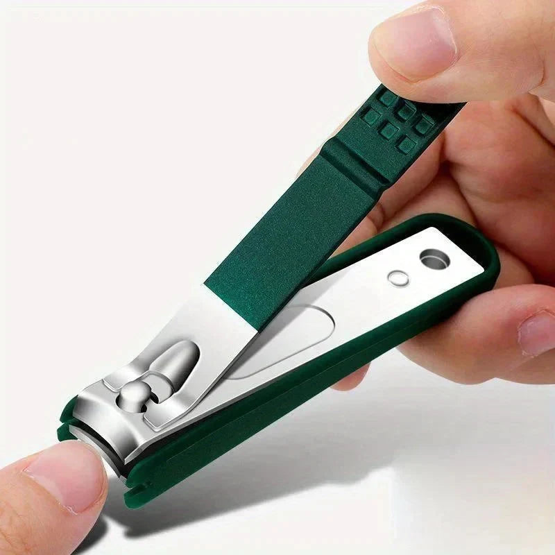 Toe Nail Clipper Set with Fingernail Stainless Steel Professional Tools File and Storage Case - Image 4