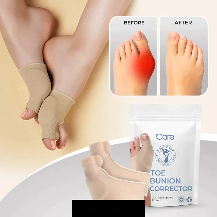 Toe Spacers with Gel Cushioning and Elastic Corrector Sleeve - Image 1
