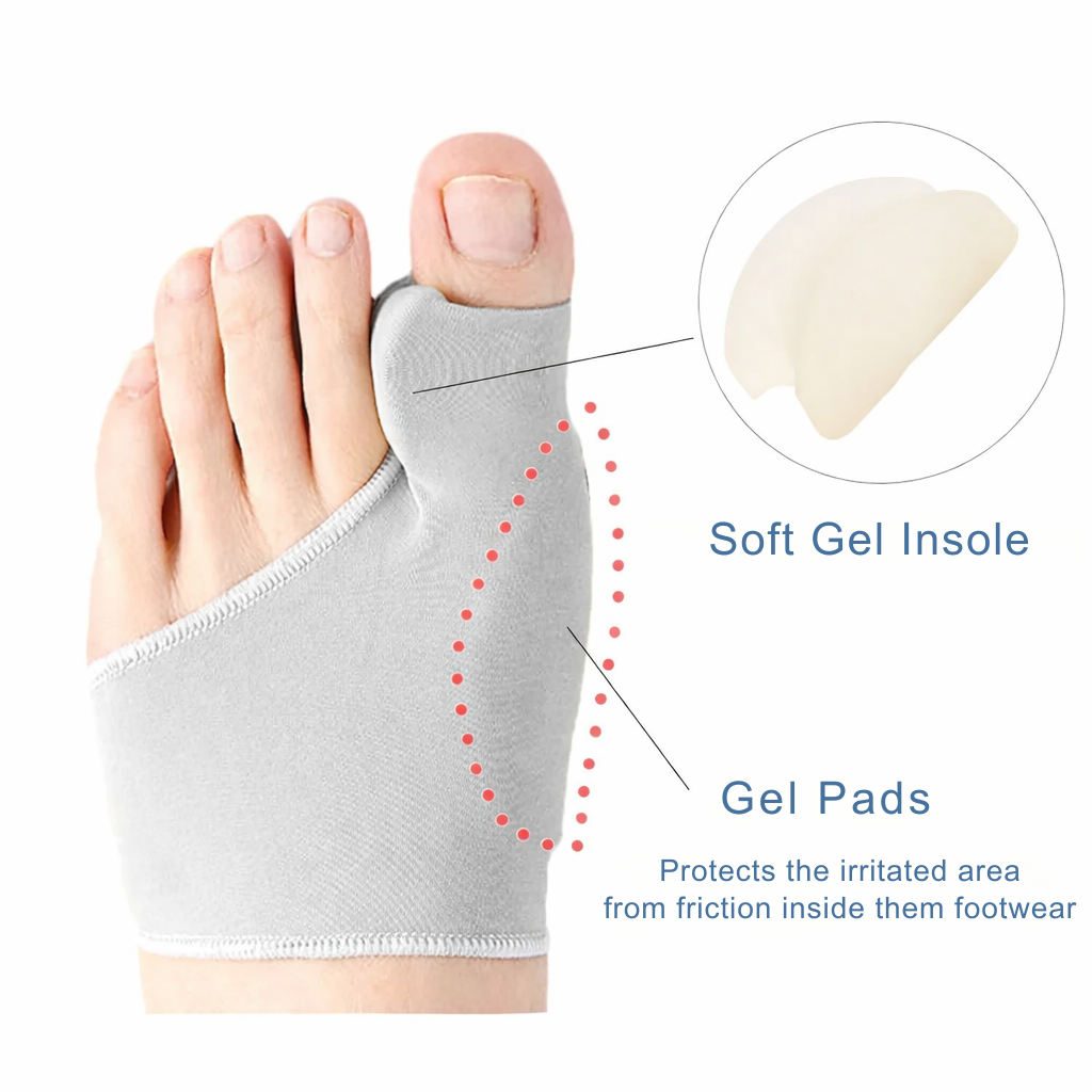 Toe Spacers with Gel Cushioning and Elastic Corrector Sleeve - Image 4